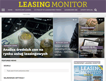 Tablet Screenshot of leasingmonitor.com